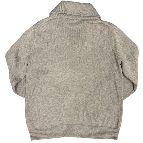 EUC Men's J. CREW Toggle Shawl Collar Sweater Taupe | Size‎ M - Picture 3 of 9